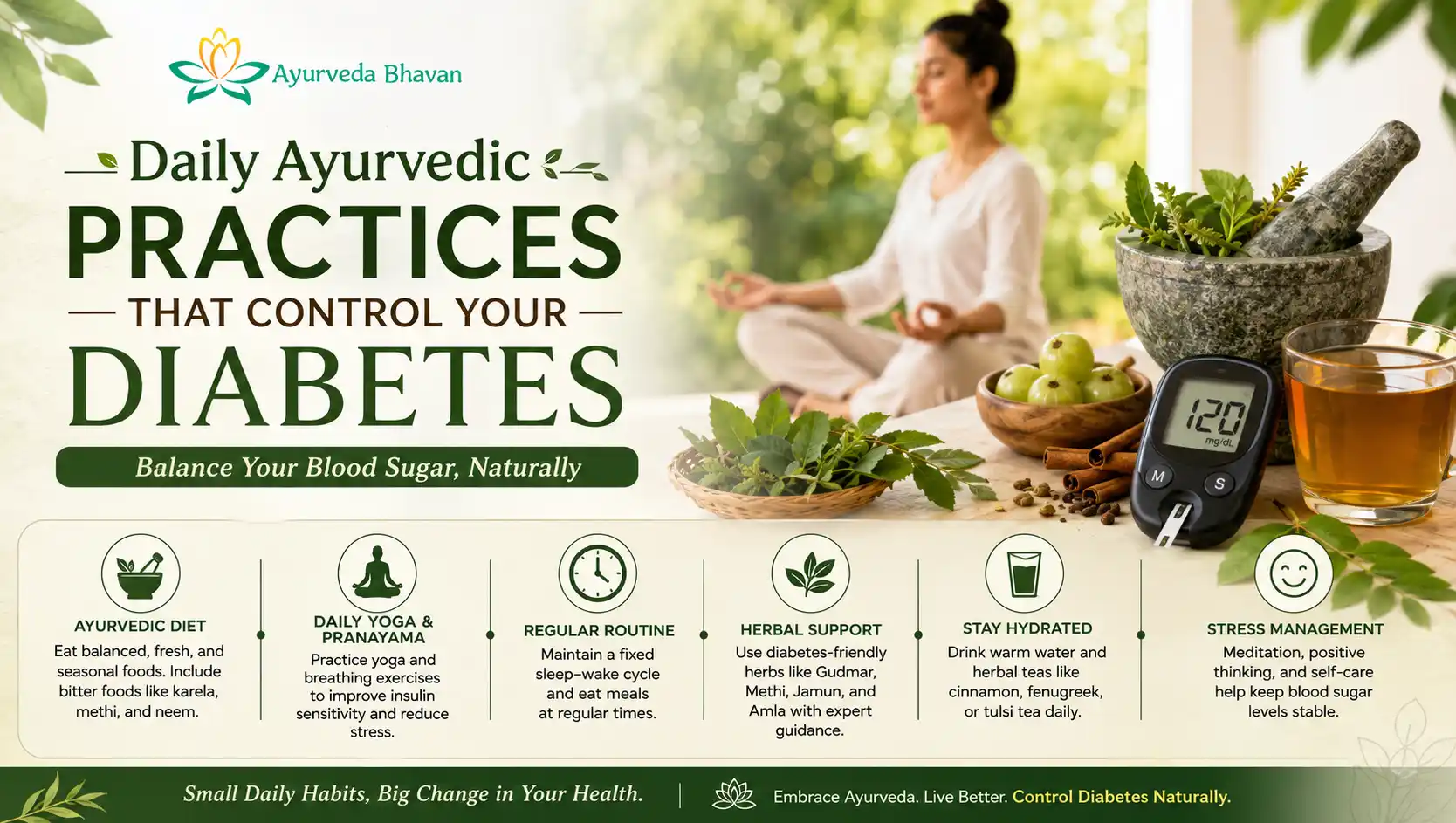 Daily Ayurvedic Practices That Control Your Diabetes