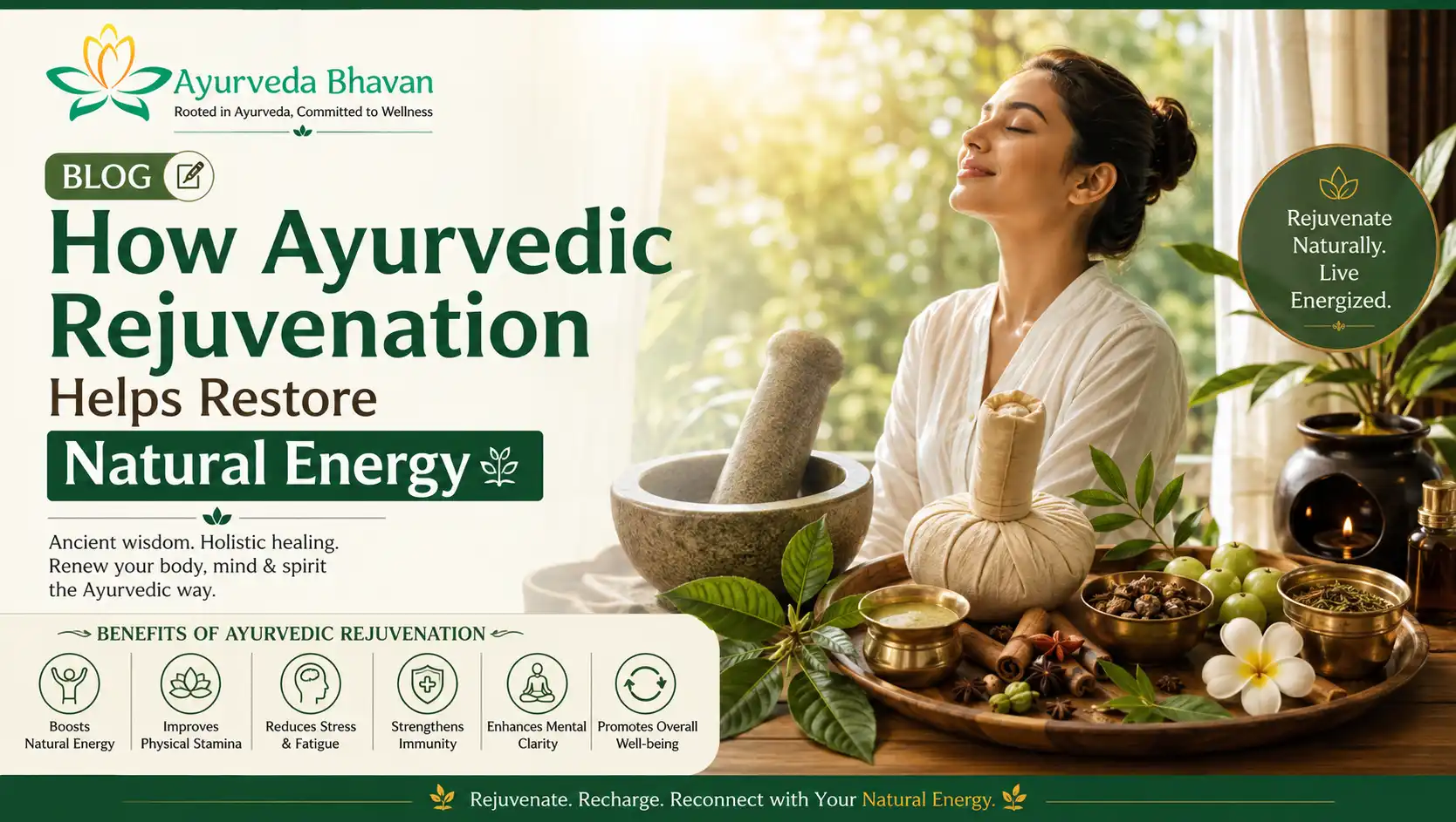 How Ayurvedic Rejuvenation Helps Restore Natural Energy