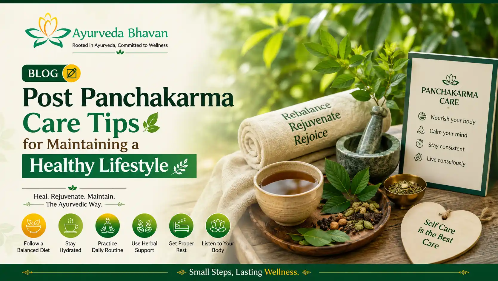 Post Panchakarma Care Tips for Maintaining a Healthy Lifestyle