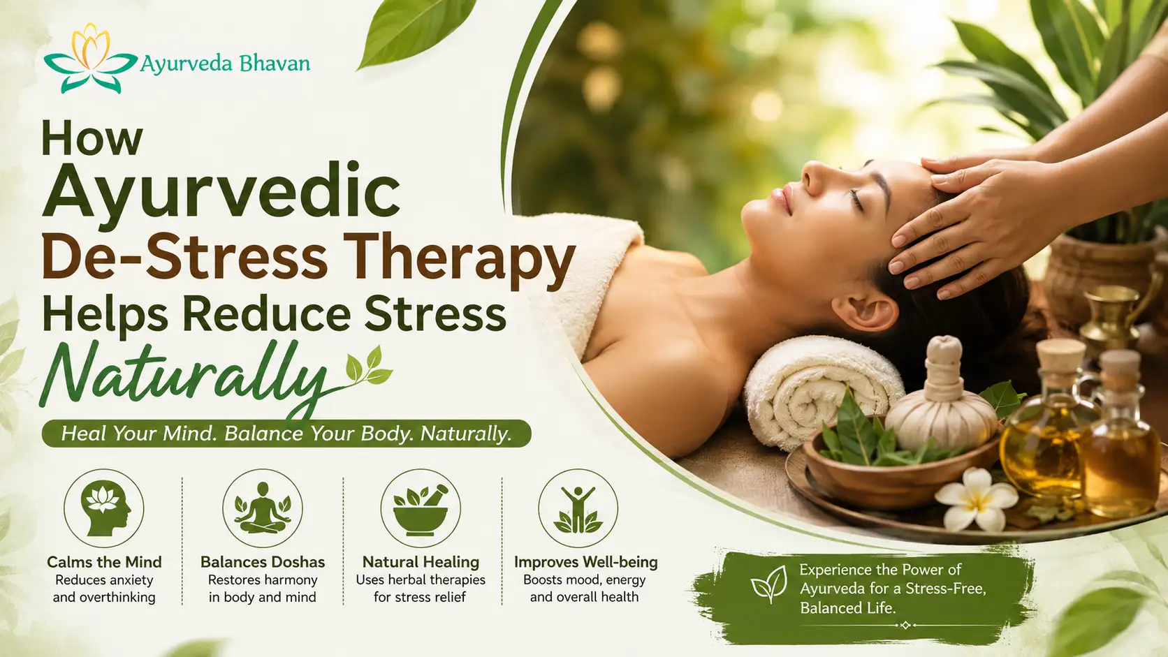 How Ayurvedic De-Stress Therapy Helps Reduce Stress Naturally