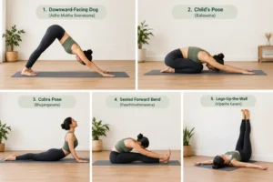 5 yoga poses for health hair